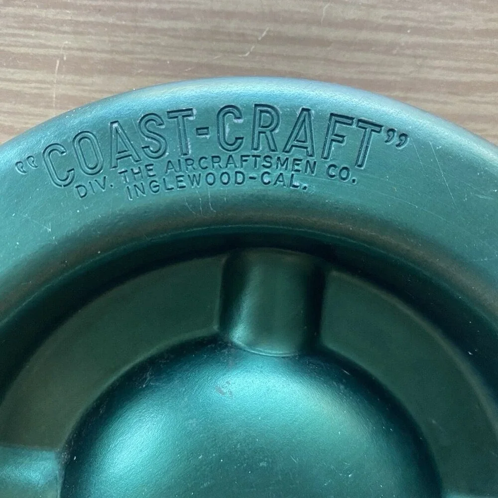 Vtg Coast Craft Div Aricraftsmen Co Inglwood Cal Metal 6